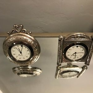 2-Desktop Brighton Clocks Great condition Lovely!
